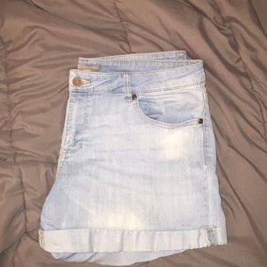 High Waisted Denim Shorts